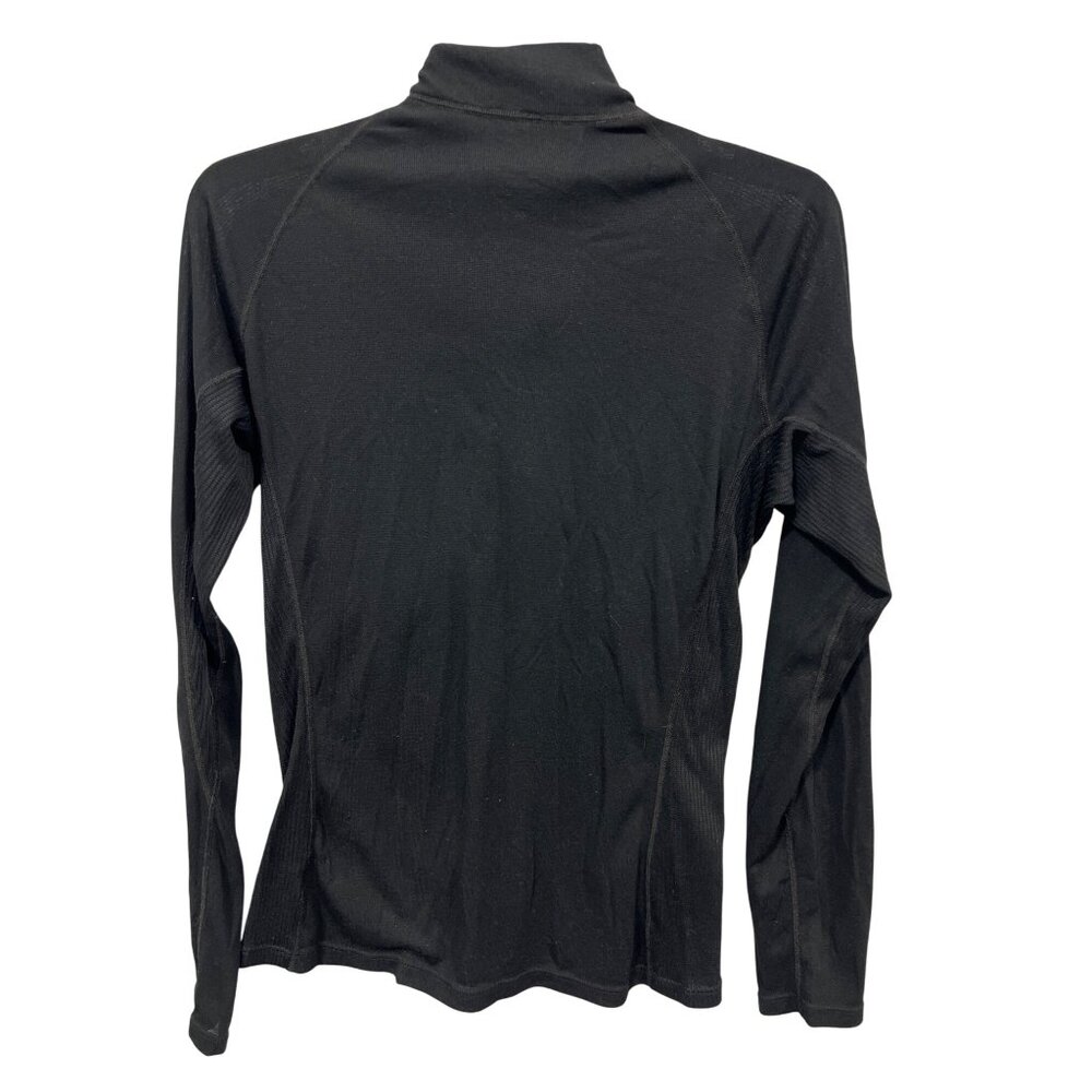 Under Armour Quarter Zip Athleisure Pullover Size L Black Performance Base Layer - Picture 2 of 6